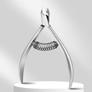 Outils professionnels d'art d'ongle pince à cuticules à Double ressort en acier inoxydable de haute qualité pince à cuticules avec boîte - Product Image 3