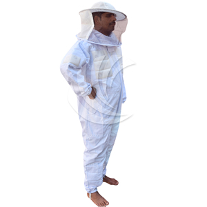 Traje de Apicultura Duradero Unisex y para Niños con Velo Redondo Incorporado, Ropa de Seguridad para Apicultura - Product Image 4