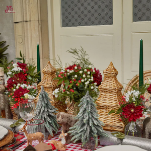 El más vendido, adorno de decoración de árbol de Navidad de ratán, adornos de Navidad personalizados, árbol de mimbre de Navidad de ratán - Product Image 2