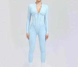 Combinaisons de sport sans dos pour femmes en gros, pour la salle de sport, le fitness, le yoga, vêtements de sport une pièce, séchage rapide - Product Image 4