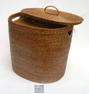 Economically Priced Handwoven Water Hyacinth <b>Woven</b> <b>Baskets</b> Tray Comfortable Handle for Bedroom Living Room Bathroom Organization - Product Image 2