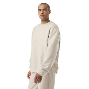 Customized Women's Crewneck Streetwear <b>Sweatshirt</b> Breathable Fleece Solid Embroidered Rhinestone Quick Dry Front Logo <b>Sweatshirt</b> - Product Image 2