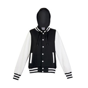 Vente en gros de veste universitaire streetwear d'extérieur pour femmes avec logo personnalisé veste de baseball letterman vêtements d'extérieur à la mode à la mode - Product Image 4