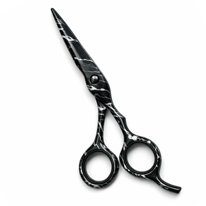 Ciseaux de coiffure professionnels en acier inoxydable à lame affûtée en marbre noir pour salon et barbier - Product Image 5