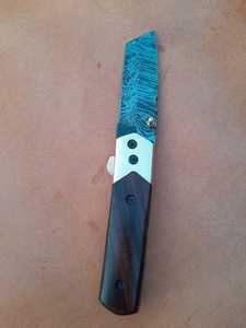 Couteau de poche fait main Couteau pliant Damas personnalisé - Product Image 4