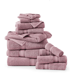 OEM coton ensemble de serviettes de bain hôtel usage domestique doux serviettes absorbantes pour salle de bain luxe Spa salle de sport voyage main visage serviette approvisionnement - Product Image 2