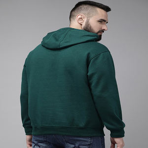 Sweats à capuche oversize vierges de qualité supérieure pour hommes, 100 % coton, 420 g, design sans cordon sur le devant, ODM, pour personnalisation de marque - Product Image 2