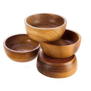 Cuenco Grande de Madera de Estilo Clásico, Ecológico y de Alta Calidad, Pulido y Tejido, Decorativo para Uso en el Hogar y la Cocina, CRAFT ZONE - Product Image 4