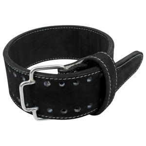 Ceinture d'haltérophilie en cuir de vachette souple personnalisable Hommes Femmes Fitness Support Logo personnalisé Véritable équipement de dynamophilie noir - Product Image 1