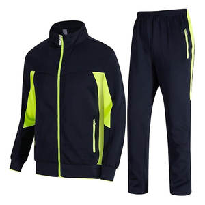 Survêtements de sport pour hommes 2-en-1, survêtement d'entraînement de jogging à capuche avec logo personnalisé de marque, survêtement uni de grande taille, ensemble deux pièces - Product Image 1