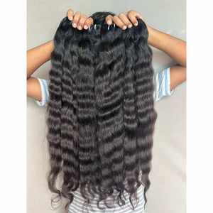 Mechones de Cabello Humano Rizado Indio Virgen 100% Sin Procesar de 8 Pulgadas, Onda Natural, Grado 12A de un Solo Donante con Brillo y Rebote Naturales - Product Image 3