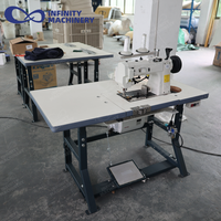 Machine à coudre industrielle professionnelle pour le surjet des bords de ruban, machine à surjet de ruban plat pour l'industrie du matelas