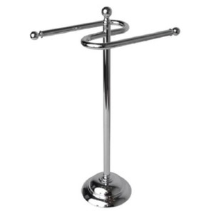 Porte-parapluie design simple en métal avec finition argentée brillante, parfait pour les hôtels et les halls de maison, les articles de décoration intérieure - Product Image 1
