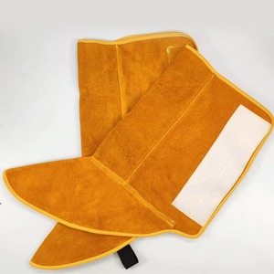 Cowhide Leather Heat Resistant <b>Welding</b> Spats Anti-slip Safety Foot Cover <b>Boot</b> Protectors and Shoe Covers - Product Image 4