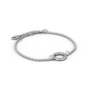 Pulsera de círculo abierto de Plata de Ley 925, racimo de diamantes cultivados en laboratorio, fabricante de Impex Pramukh, brazaletes de moda al por mayor - Product Image 3