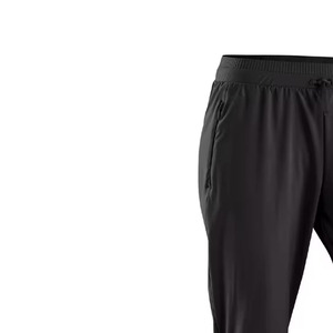 Pantalones Deportivos Negros para Hombre, Cintura Elástica, Bolsillos Laterales, Transpirables, Peso Medio, Casuales, para Invierno, con Cordón Ajustable, Spandex/Nylon - Product Image 6