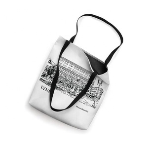 Stylish Pastel 100pcs New Fashion Eco-friendly Custom Logo Printed Reusable Recycled Handled Cotton <b>Large</b> Capacity Shopping Bag - Product Image 6