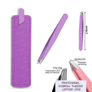 Vente chaude Durable Haute Précision Pince À Sourcils Voyage Portable Incliné Pointe Plate Pince Facile Pour La Prise De Cheveux - Product Image 5