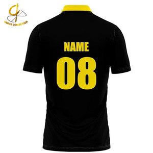เสื้อคริกเก็ตพิมพ์ลายสีสันสดใสแบบซับลิเมชั่นเต็มตัว พร้อมขนาดที่ปรับแต่งได้และผ้าฝ้าย 100% สำหรับผู้ชาย - Product Image 3
