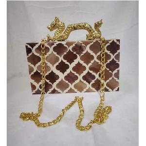 La plupart des pochettes en résine de haute qualité design moderne avec poignée en métal pochettes de soirée pour les femmes sac à main de luxe - Product Image 4