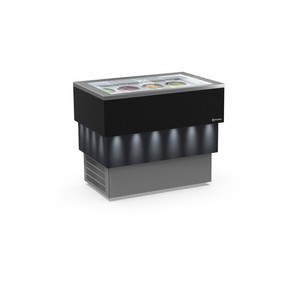 ตู้แช่ไอศกรีมแบบมีฝาเลื่อน FRAMEC รุ่น Commercial Refrigeration Equipment พร้อมหลอดทรงกระบอก 8+8 ขนาด 8+8 ซม. - Product Image 1