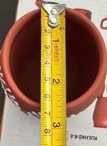 Suministro directo de fábrica Taza de arcilla sostenible reutilizable Mitti para un estilo de vida ecológico consciente disponible al mejor precio - Product Image 4