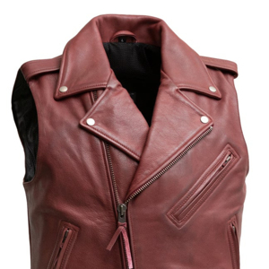 Chaleco de Cuero Casual Personalizable para Hombre, Impermeable, Cortavientos y Transpirable, para Motocicleta, Servicio OEM, Fabricantes - Product Image 6
