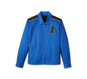 Chaqueta de Trabajo Reflectante de Lona al por Mayor, Chaqueta de Trabajo Impermeable de Talla Grande con Cuello Camisero Personalizada para Hombre - Product Image 1