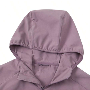 Veste de survêtement zippée en polyester avec logo personnalisé pour hommes veste de sport de jogging à blocs de couleurs avec col montant - Product Image 5