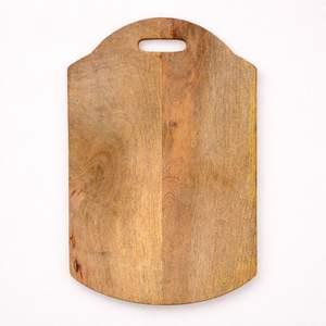 Tabla de cortar alta con arco y agarre integrado, superficie lisa y gruesa, ideal para cortar, servir y realzar el estilo moderno de la cocina. - Product Image 1