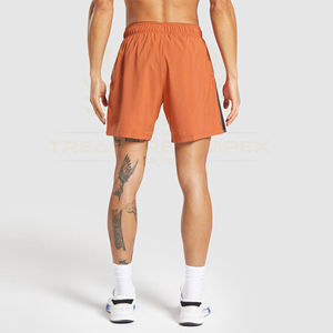 Pantalones cortos deportivos de gimnasio para hombre OEM, ligeros, transpirables, de secado rápido, con cordón suave, patrón sólido, pantalones cortos de gimnasio para entrenamiento - Product Image 3
