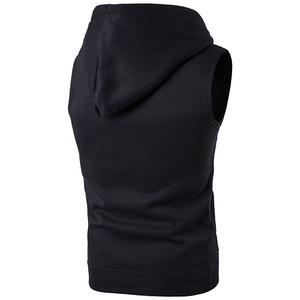Sweat d'entraînement pour hommes sweat à capuche athlétique-élégant Gym Running Hoodies léger pull manches moins Sport pull pulls - Product Image 2
