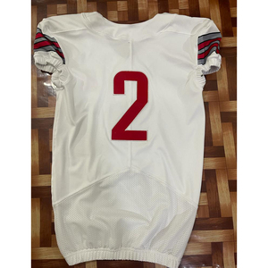 Venta al por mayor de camisetas de fútbol americano sublimación personalizada uniformes de entrenamiento universitario para adultos de gran tamaño manga corta de talla grande - Product Image 2