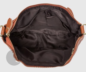 Handmade <b>Leather</b> Crossbody <b>Bag</b> for Women LCS-0098 Zipper Closure Messenger Shoulder Purse Ladies' Handbag Gift - Product Image 5