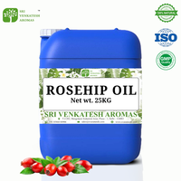 Aceite de semilla de rosa mosqueta 100% de alta calidad, 5 kg, en grandes cantidades al mejor precio mayorista del fabricante y exportador indio SVA