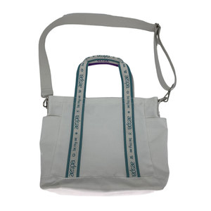 Haute qualité coton toile sac fourre-tout soie impression poignée nouvelle mode recyclé épaisseur tissu bas quantité minimale de commande usine sac à provisions - Product Image 4