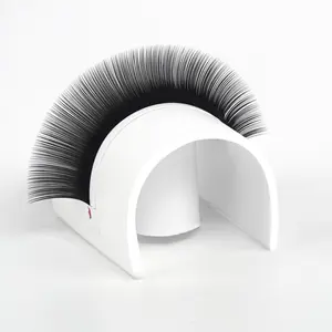 Individual soft light weight eyelash extensions wholesale no kink extensions lash matte black lashes without glue lash suppliers