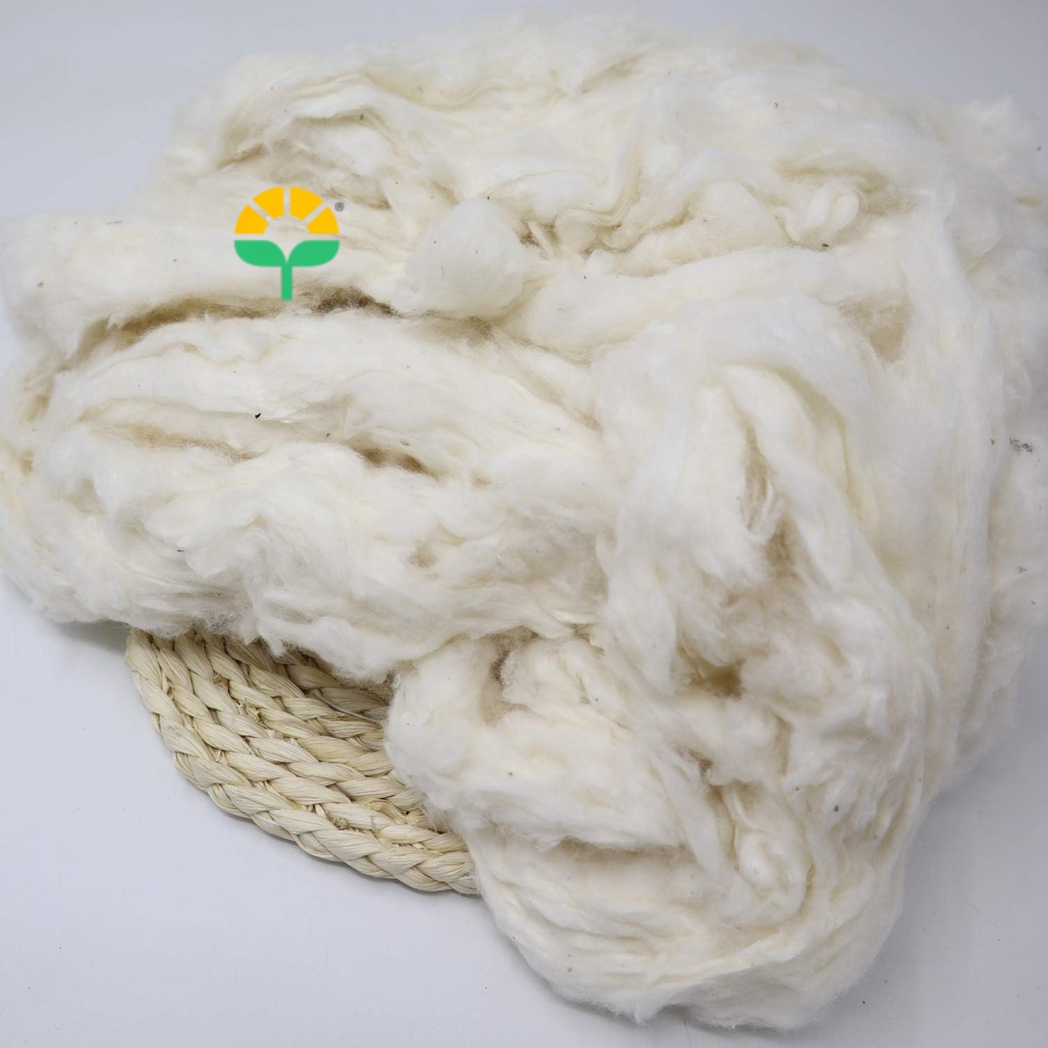 Manufacturer High Quality Eco-Friendly Raw Kapok Bales Full Strength 12-15mm Fiber Length US Origin Filling Material Easy Use