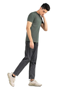 Camiseta de manga corta para hombre, cuello redondo, suministro directo de fábrica - Product Image 2