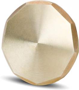 Latón Borde biselado Espacios en blanco Moneda Etiquetas en blanco Resistente 3mm de espesor para grabado y estampado a mano Estilo americano en origen - Product Image 2