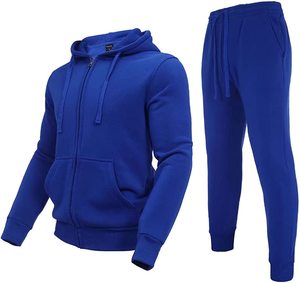 Chándal de manga larga con capucha para hombre, chándal deportivo informal con cremallera - Product Image 2