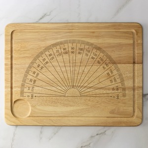 Tabla de Cortar Rectangular de Madera Premium, Tabla Protectora Grabada para Exhibición en Mesa de Cocina y Restaurantes, de la India - Product Image 3