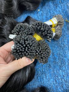 Extensions de cheveux vietnamiennes vierges Remy de qualité kératine Cheveux à pointe plate Style de vague droite soyeuse Bundles de toutes les couleurs - Product Image 5