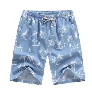 Shorts de plage d'été solides de haute qualité, légers en toile, nouvelle collection, maillots de bain professionnels élastiques à séchage rapide pour hommes - Product Image 1