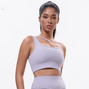 Sujetador deportivo ajustable de soporte medio de alta calidad sin costuras transpirable entrenamiento correr entrenamiento gimnasio Fitness sujetador Top - Product Image 2