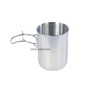High Quality Coffee Mugs <b>Metal</b> Cup High Quality 100% Simple Design Stainless Steel Made Cup Moscow Mule Mug for Drink Ware Mugs - Product Image 1