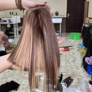 Extensions de cheveux vierges 100% naturels vietnamiens, super double drawn, double trame, à clipser, ultra-lisses pour femmes noires - Product Image 1