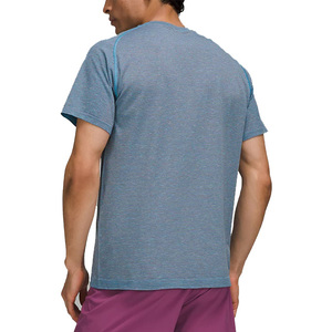 Camisetas personalizadas de algodón para hombre, ropa para gimnasio, Fitness, cuello redondo, secado rápido, venta al por mayor, Color 2023 - Product Image 2