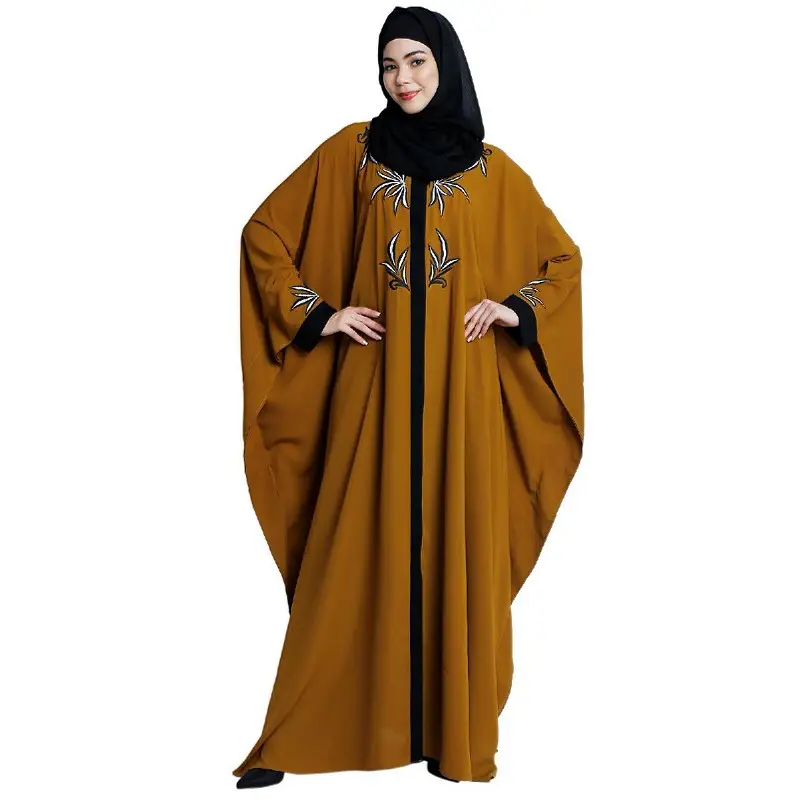 Qualité supérieure Robes de créateur Dubaï à manches longues Caftans luxueux à la mode Abaya vêtements islamiques robes musulmanes OEM