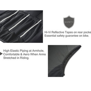 Léger Réfléchissant Respirant Cyclisme Sportswear Gilet pour Hommes Tricoté Cycle Sans Manches Costumes Coupe-Vent Réfléchissant Cyclisme - Product Image 5